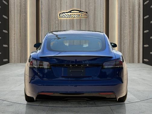Deep Blue Metallic 2025 Tesla Model S Long Range