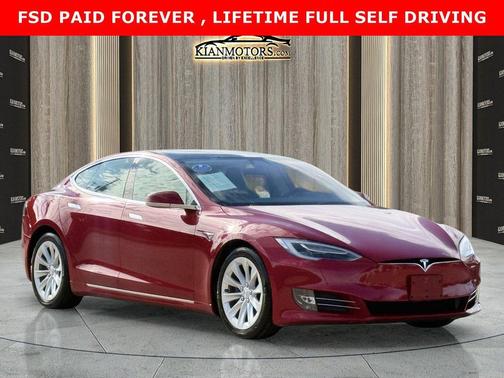 Red Multi-Coat 2017 Tesla Model S 75D