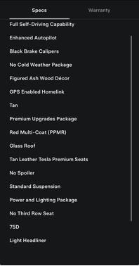 Red Multi-Coat 2017 Tesla Model S 75D