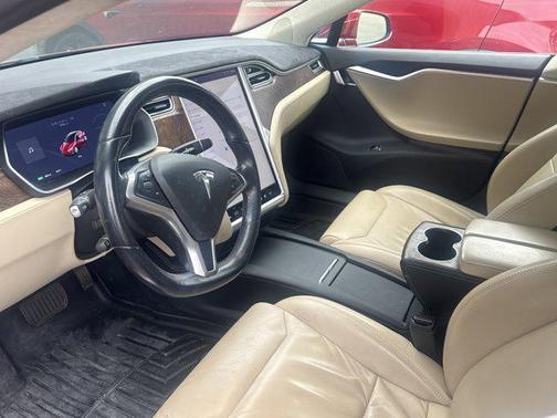 Red Multi-Coat 2017 Tesla Model S 75D