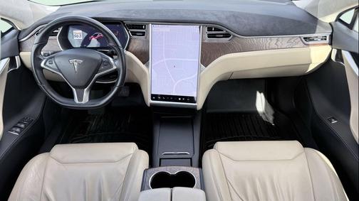 Red Multi-Coat 2017 Tesla Model S 75D