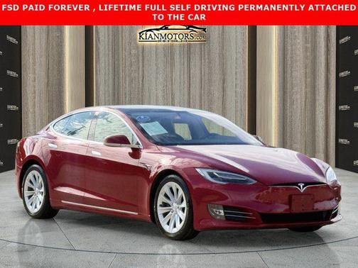 Red Multi-Coat 2017 Tesla Model S 75D