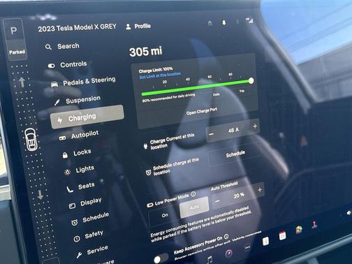 Stealth Grey 2023 Tesla Model X Standard Range