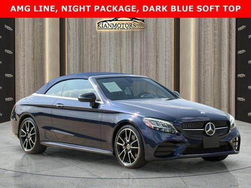 Lunar Blue Metallic 2021 Mercedes-Benz C-Class Cabriolet