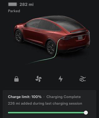 Red Multi-Coat 2022 Tesla Model X Plaid Tri Motor All-Wheel Drive