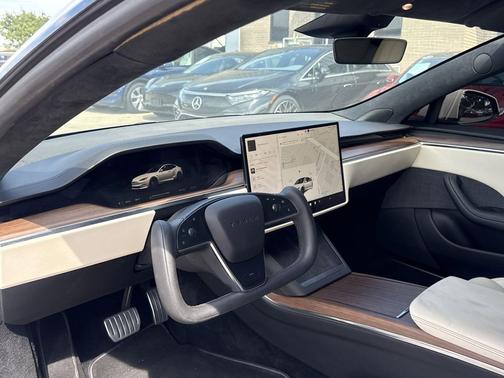 Pearl White Multi-Co 2021 Tesla Model S Long Range