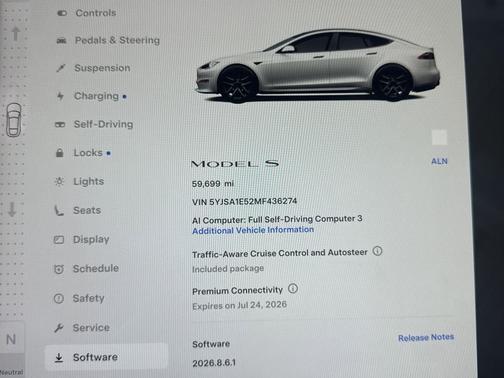 Pearl White Multi-Co 2021 Tesla Model S Long Range