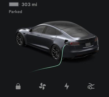 Midnight Silver Meta 2022 Tesla Model S Plaid