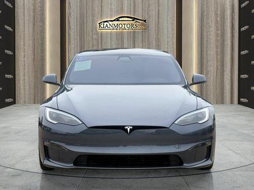 Midnight Silver Meta 2022 Tesla Model S Plaid