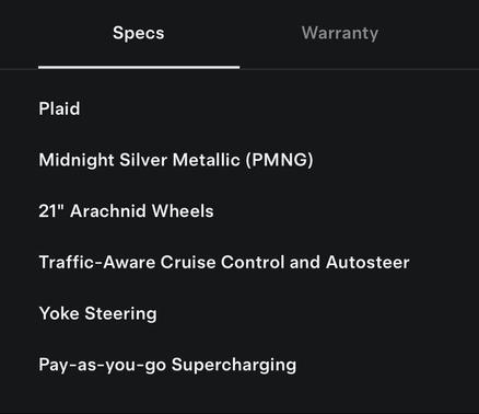 Midnight Silver Meta 2022 Tesla Model S Plaid