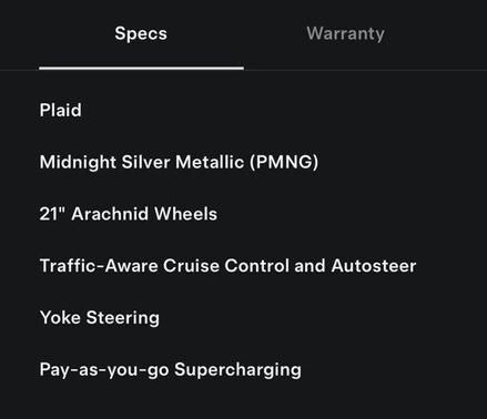 Midnight Silver Meta 2022 Tesla Model S Plaid