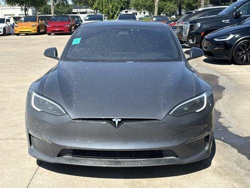 Midnight Silver Meta 2022 Tesla Model S Plaid