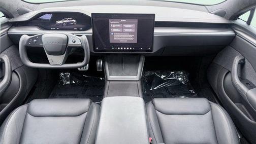 Midnight Silver Meta 2022 Tesla Model S Plaid