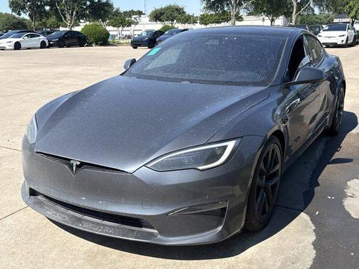 Midnight Silver Meta 2022 Tesla Model S Plaid