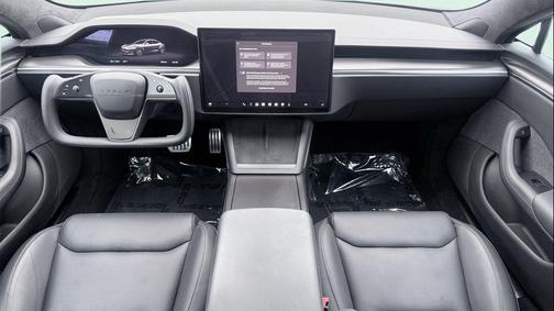 Midnight Silver Meta 2022 Tesla Model S Plaid