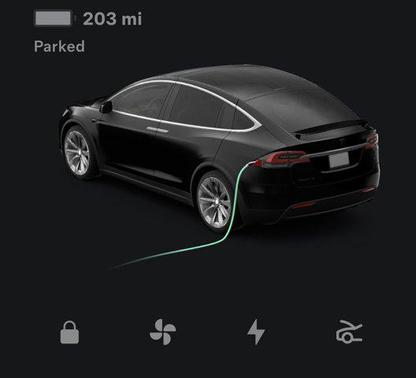 Red Multi-Coat 2017 Tesla Model X 75D