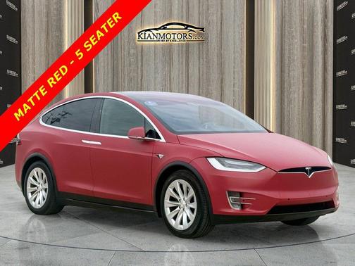 Red Multi-Coat 2017 Tesla Model X 75D