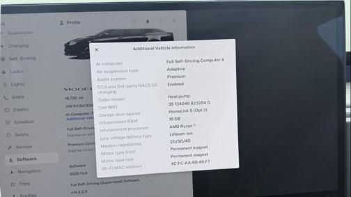 Solid Black 2023 Tesla Model S Standard Range