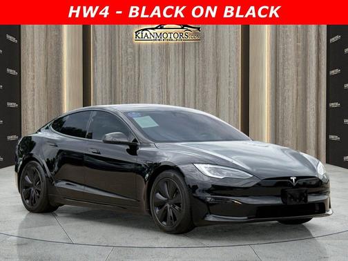 Solid Black 2023 Tesla Model S Standard Range