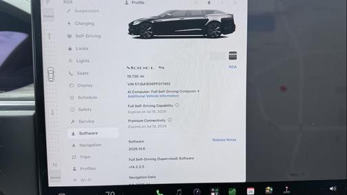 Solid Black 2023 Tesla Model S Standard Range