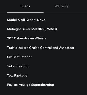 Stealth Grey 2023 Tesla Model X Dual Motor All-Wheel Drive
