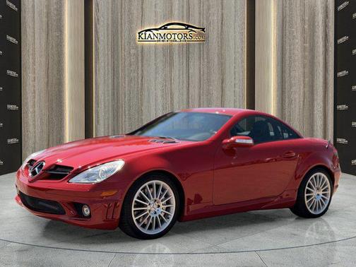 Red 2006 Mercedes-Benz SLK-Class SLK55 AMG Roadster