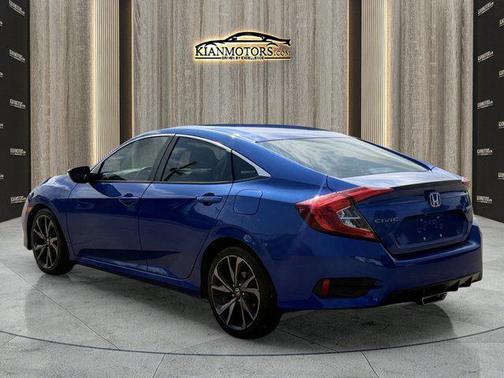 Aegean Blue Metallic 2020 Honda Civic Sport