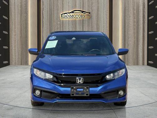 Aegean Blue Metallic 2020 Honda Civic Sport