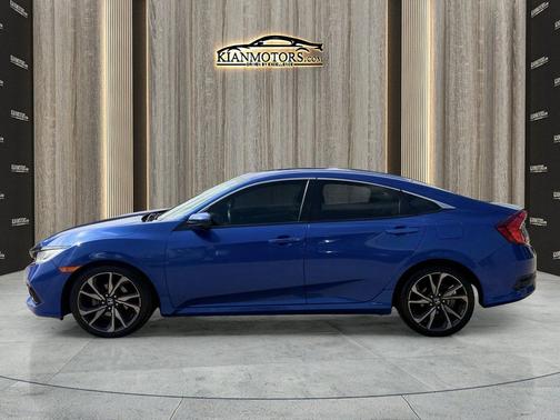 Aegean Blue Metallic 2020 Honda Civic Sport