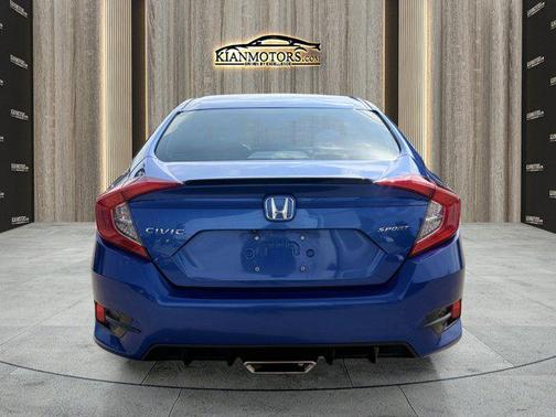 Aegean Blue Metallic 2020 Honda Civic Sport