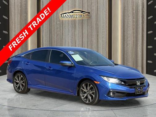 Aegean Blue Metallic 2020 Honda Civic Sport