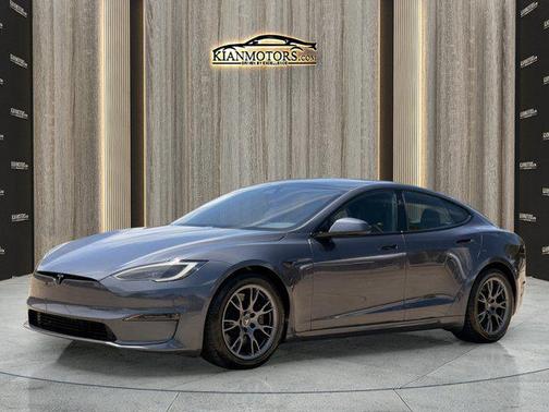 Midnight Silver Meta 2022 Tesla Model S Plaid