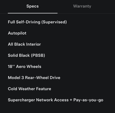 2023 Tesla Model 3 Standard Range