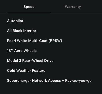 2023 Tesla Model 3 Standard Range