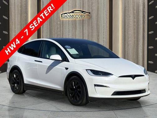 Pearl White Multi-Co 2023 Tesla Model X Standard Range