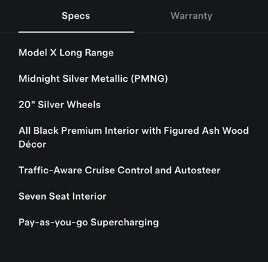 Midnight Silver Meta 2020 Tesla Model X Long Range Dual Motor All-Wheel Drive