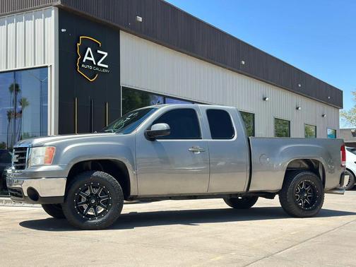 Steel Gray Metallic 2008 GMC Sierra 1500 SLT Extended Cab