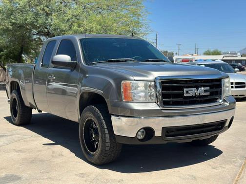 Steel Gray Metallic 2008 GMC Sierra 1500 SLT Extended Cab