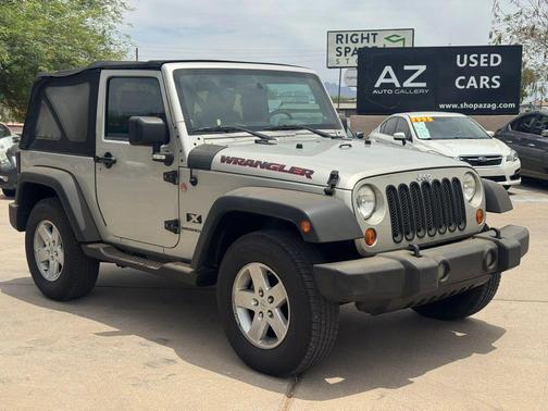 Silver 2007 Jeep Wrangler Sport