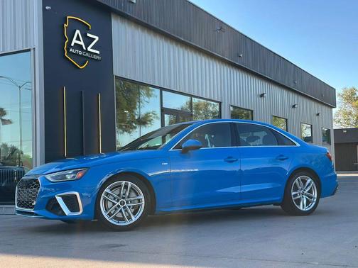 Turbo Blue 2021 Audi A4 45 S line Premium Plus