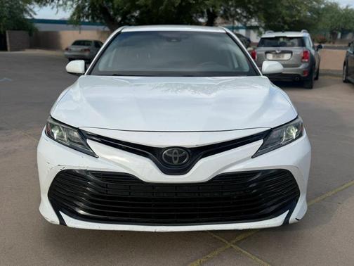 Super White 2019 Toyota Camry LE