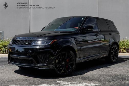 Black 2022 Land Rover Range Rover Sport SVR