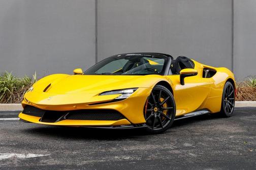 Yellow 2024 Ferrari SF90 Spider