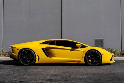 Yellow 2014 Lamborghini Aventador
