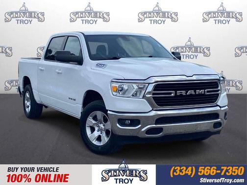 Bright White Clearcoat 2021 RAM 1500 Big Horn