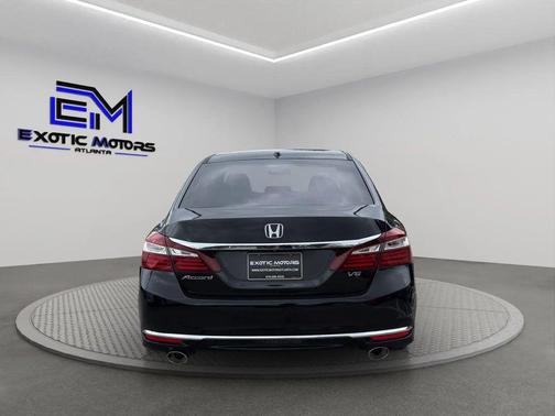 Black 2017 Honda Accord EX-L V-6
