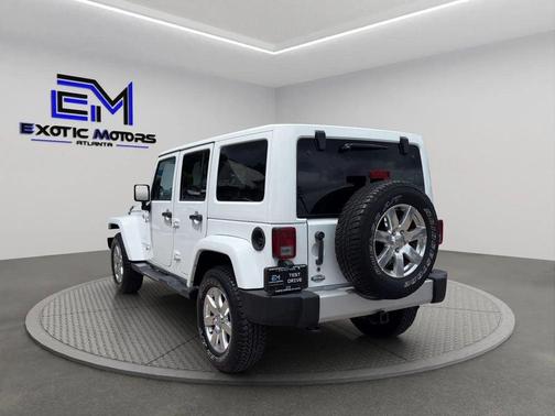 White 2012 Jeep Wrangler Unlimited Sahara