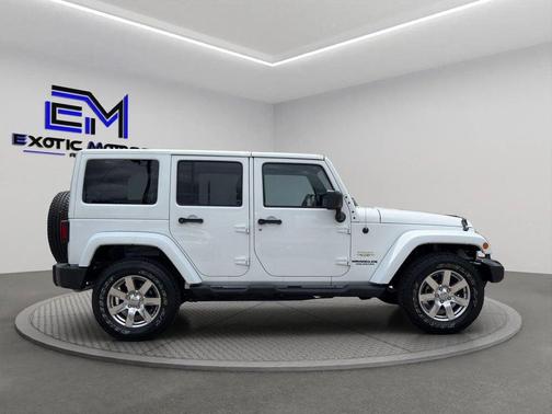 White 2012 Jeep Wrangler Unlimited Sahara
