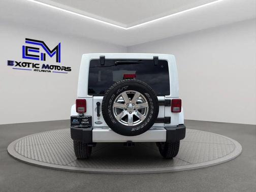 White 2012 Jeep Wrangler Unlimited Sahara