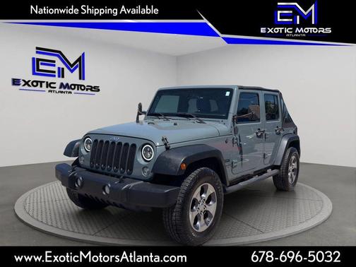 Gray 2015 Jeep Wrangler Unlimited Sport